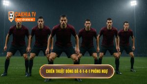 Chiến thuật bóng đá 4-1-4-1 phòng ngự