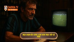 Mẹo chọn kèo Serie A khi xem trực tiếp Cà Khịa