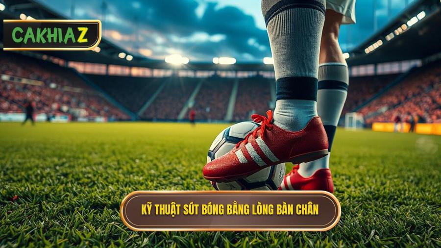 Kỹ thuật sút bóng bằng lòng bàn chân