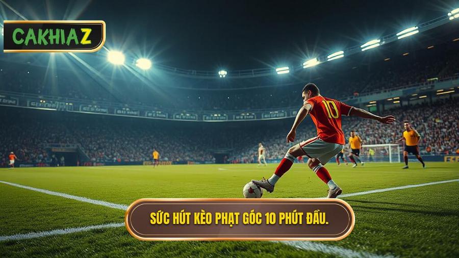 Sức hút kèo phạt góc 10 phút đầu