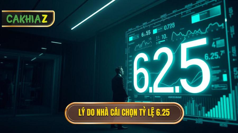 Lý do nhà cái chọn tỷ lệ 6.25