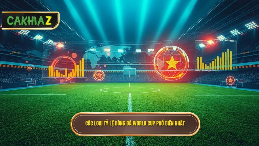 Các loại tỷ lệ bóng đá World Cup phổ biến nhất