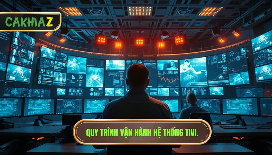 VAR vào cuộc và câu chuyện bắt đầu: Khi công nghệ thay đổi định mệnh cuộc chơi 2 Quy trình vận hành hệ thống tivi.