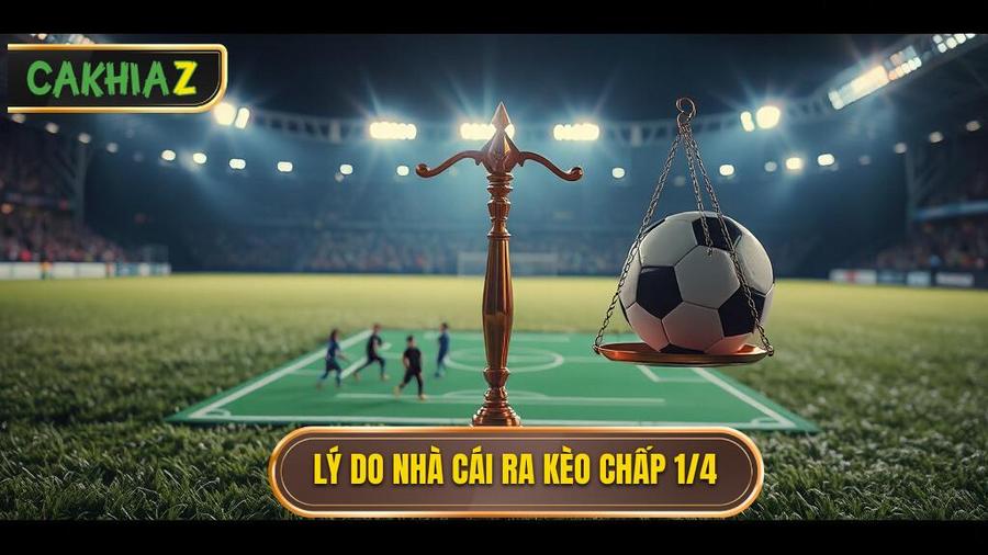 Tại sao nhà cái thường đưa ra Kèo chấp 1/4 (0.25)?
